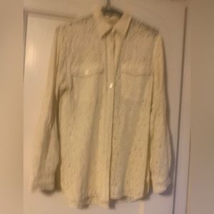 Denim and Supply by Ralph Lauren lacy convertible shirt. Size Small